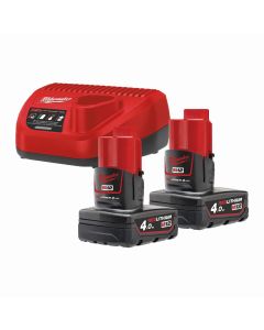 Milwaukee M12NRG-402 (12V Starterset)