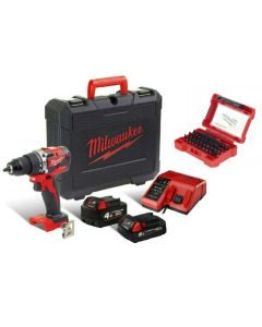 Milwaukee Aktionsset M18CBLPD-422C SHOCKWAVE Compact-Set